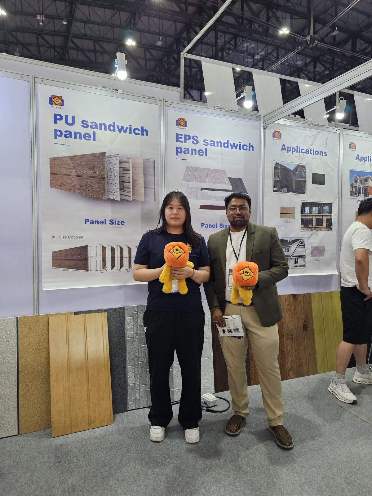 Business networking with a building-materials exhibitor at BCT Expo 2026, Bangkok