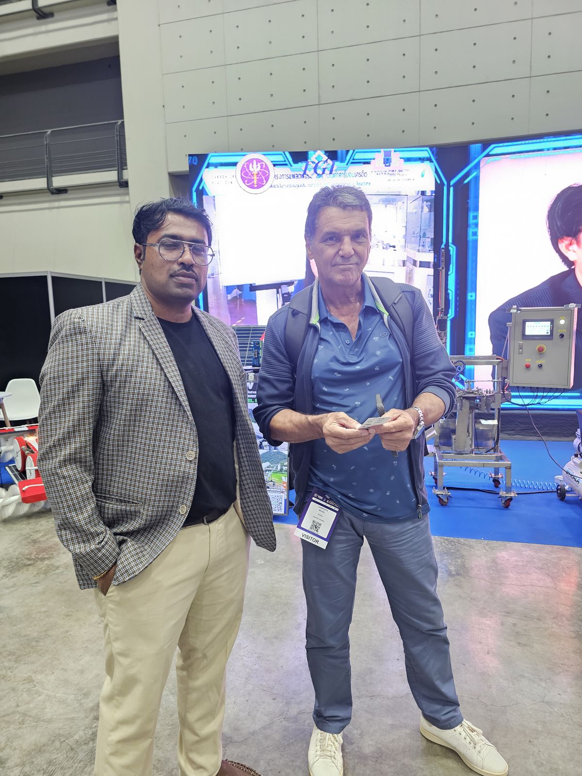 GVTO representative meeting an international visitor at BCT Expo 2026