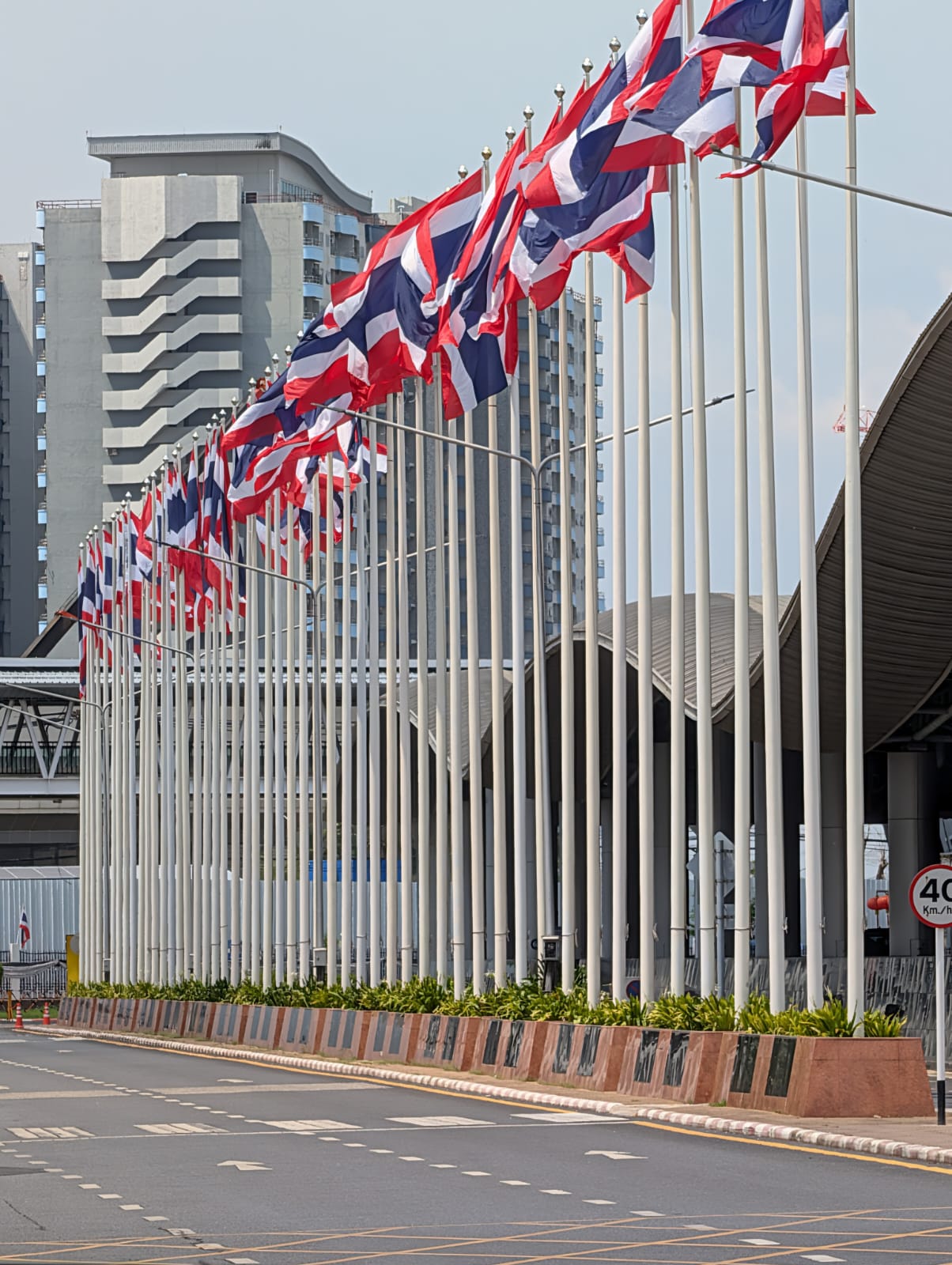 Thailand flags at IMPACT Arena
