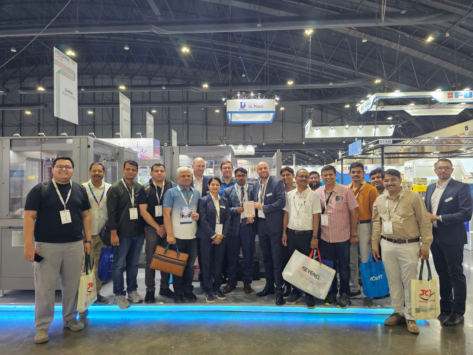 Indian business delegation visiting KOCH Pac-Systeme at ProPak Asia 2026, Bangkok – organized by GVTO and IIP